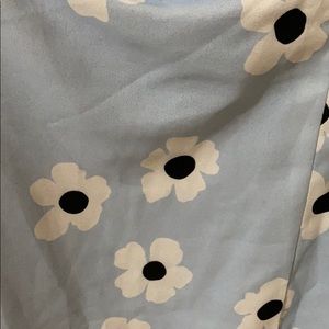 Floral baby blue dress